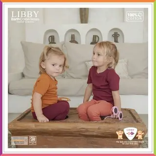 LIBBY LEGGING BABY EARTH COLOUR SERIES 0-1 TAHUN | LIBBY EASY TSHIRT | LILO SKIRT  Fashionbabies 7