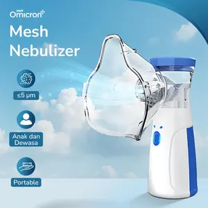 FREE CINCIN kesehatan TaffOmicron Alat Terapi Pernapasan Mesh Nebulizer Portable - JSL-W302 NON BUNDLING sudah termasuk Battery