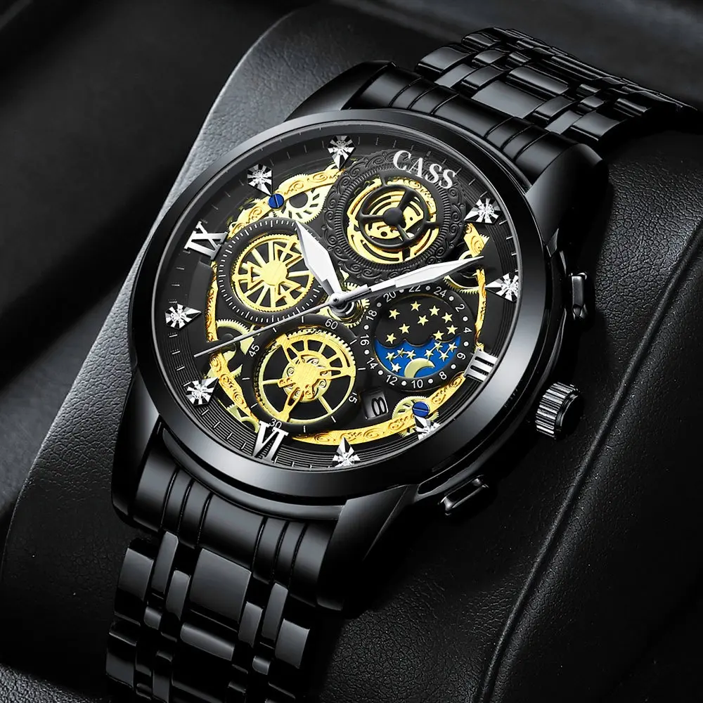 JAM TANGAN PRIA DETAK JANTUNG TONTON PRIA WATERPROOF CREATIVE STEEL BAND SOURCE FACTORY FASHION WATCH STUDENT NATTO MEN'S WATCH