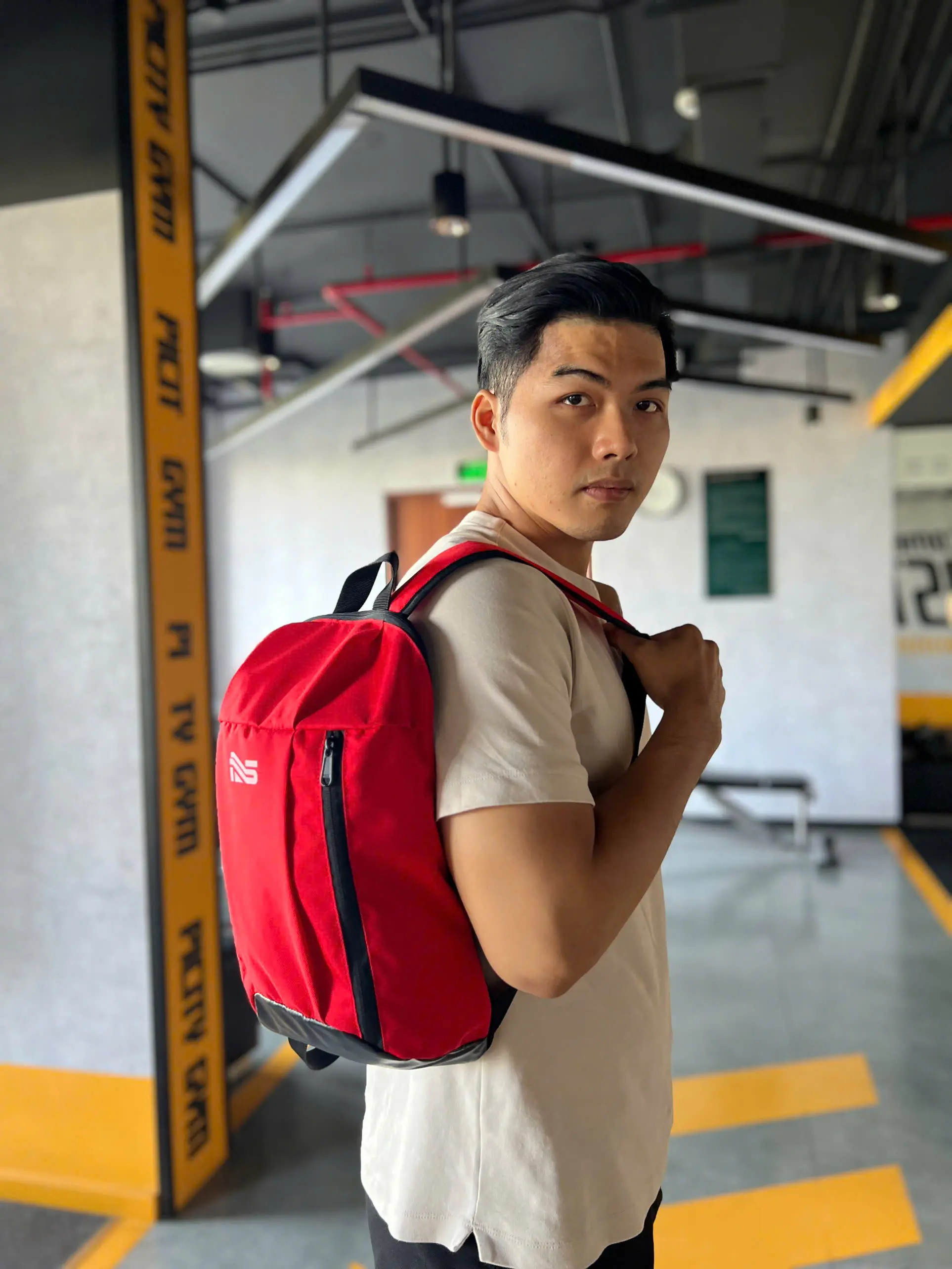 Balo thể thao Nam Sport mini Đỏ, thiết kế nhỏ gọn, in ấn theo yêu cầu Bag