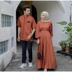 ROU BAJU PASANGAN WANITA KOKO + GAMIS 04 / CP RELINE SHAKILA / BAJU COUPLE ROU PREMIUM