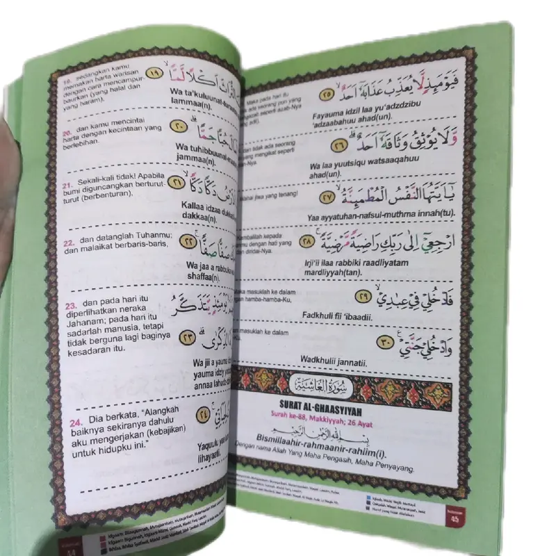 Juz Amma Milenial Kecil (A6) Terjemah Tajwid Warna Kertas Hvs - Lingkar Media (Full Colour) 2