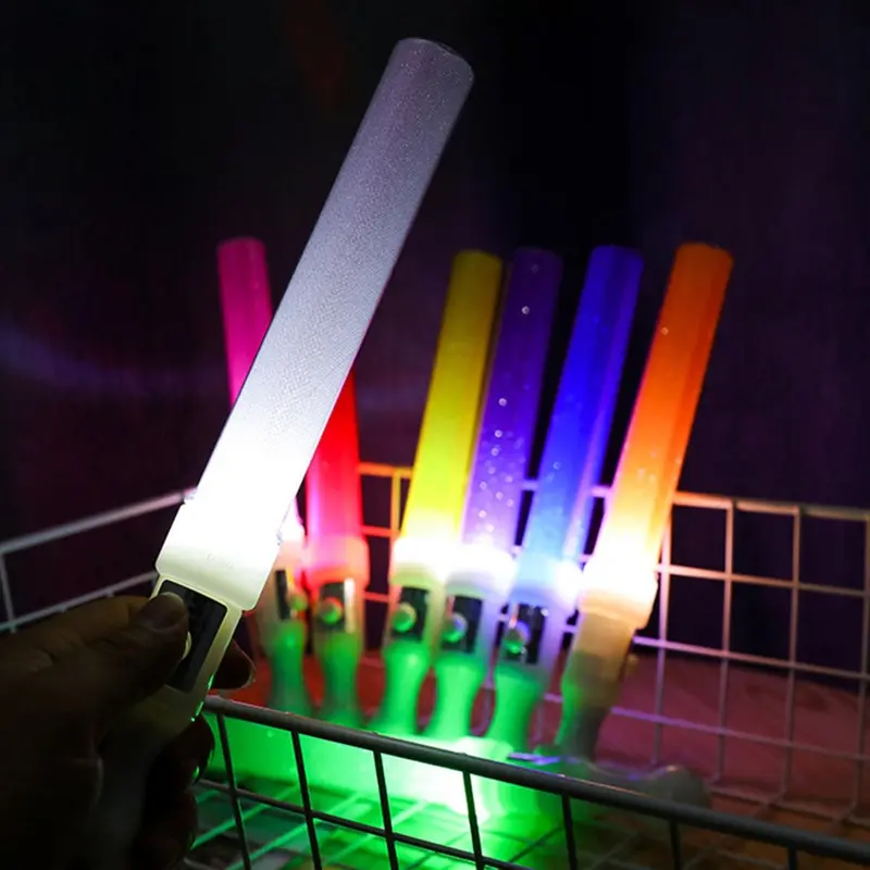 Gậy Đèn Led Nhấp Nháy Nhiều Màu Sắc, 3 Chế Độ, Phát Sáng Trong Bóng Tối, Đồ Dùng Tiệc Tùng 2