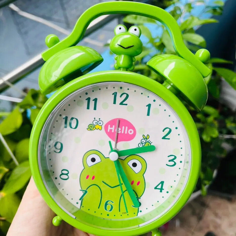 Đồng Hồ Báo Thức Hình Con Vật Dễ Thương Cho Bé