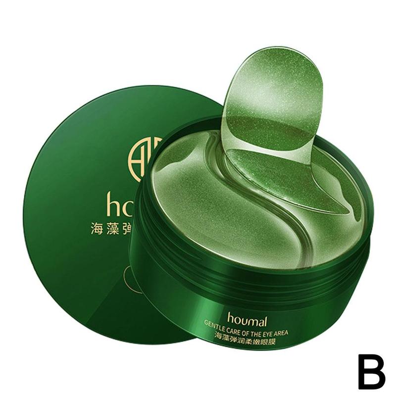 Product Introduction of 24K G60pcs Seaweed Eye Mask Collagen Hydrating Remove Dark Circles For Skincare Starter Face L0G2 Chamomile Moisturizer Hydrate Moisture 36