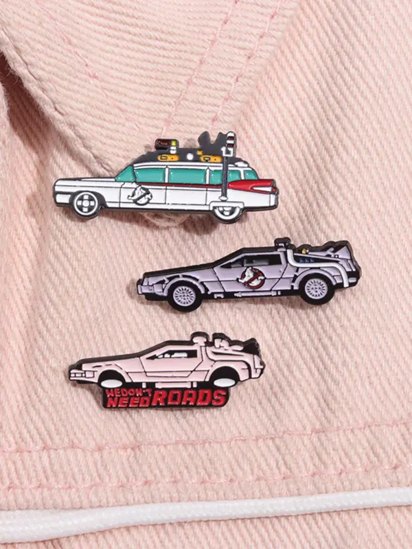 Cartoon Car Design Brooch, Cute Car Design Brooch, Fashionable Clothes Accessories for Men & Women, Trendy All-match & Exquisite Brooch for Birthday Gift 3