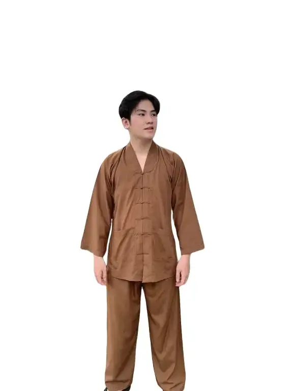 ĐỒ LAM ĐI CHÙA - MẪU  Áo LA HÁN PHẬT TỬ - DÀNH CHO NAM NỮ Menswear Quần