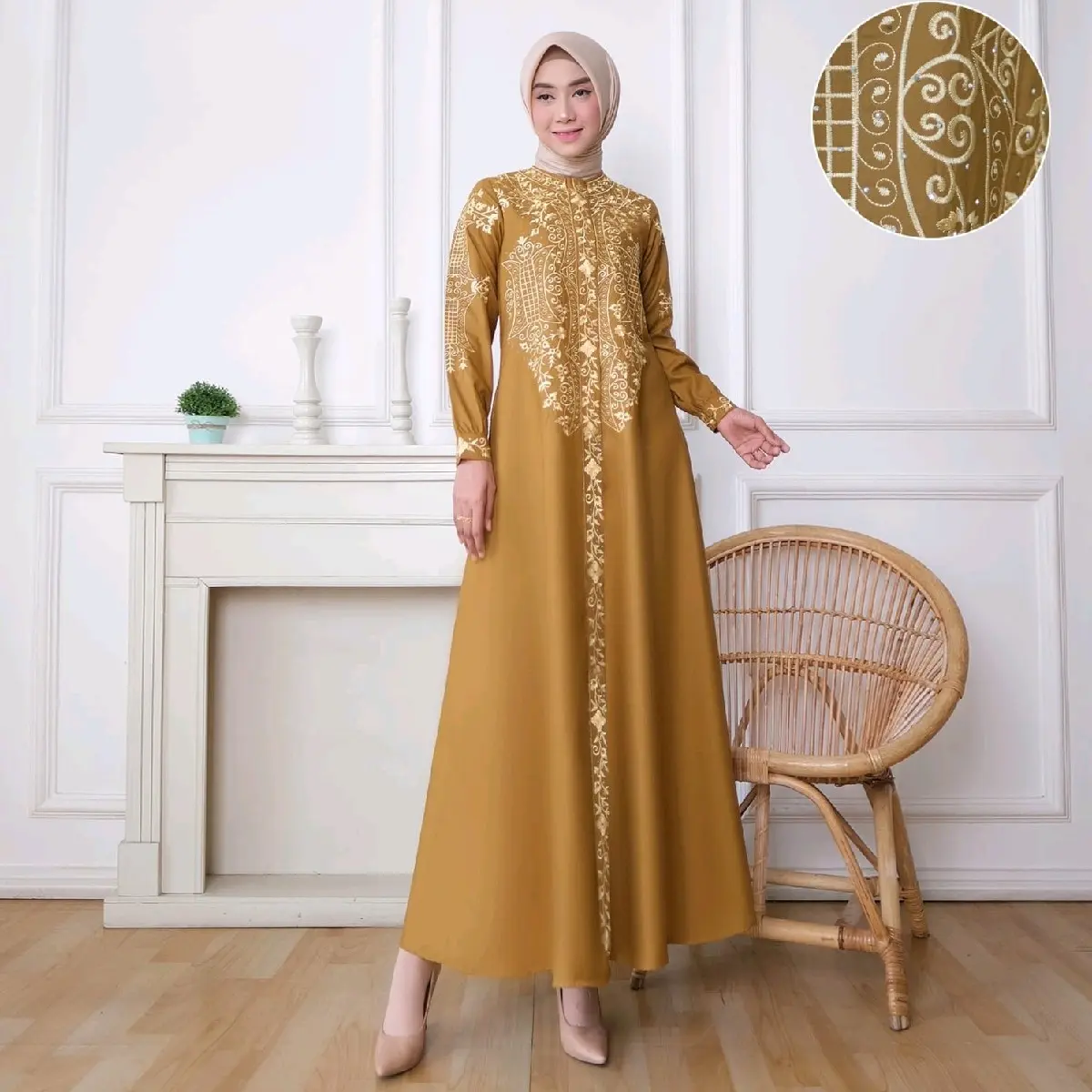 Gamis fashion bahan katun toyobo nyaman di pakai/gamis harian/gamis pesta/gamis payet/gamis hari raya/nyaman di pakai