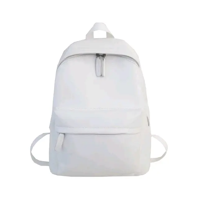 Tas Ransel Lilo Backpack Gendong Semi Kulit Sintetis Style Ala Korea Kulit PU 2