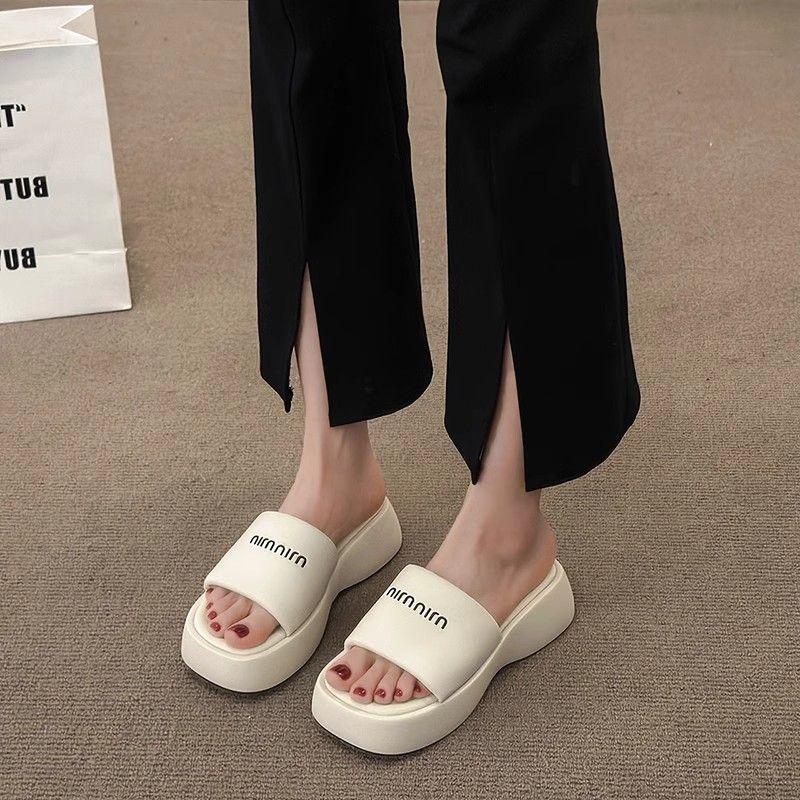 Product Introduction of Dép Nữ, Tăng 5cm Đế, Dép Lê, Thích Hợp Cho Mùa Hè, Phong Cách Hàn Quốc, Giày Ngoài Trời, Thời Trang, Nữ, 2024 Hàng Mới Về 7