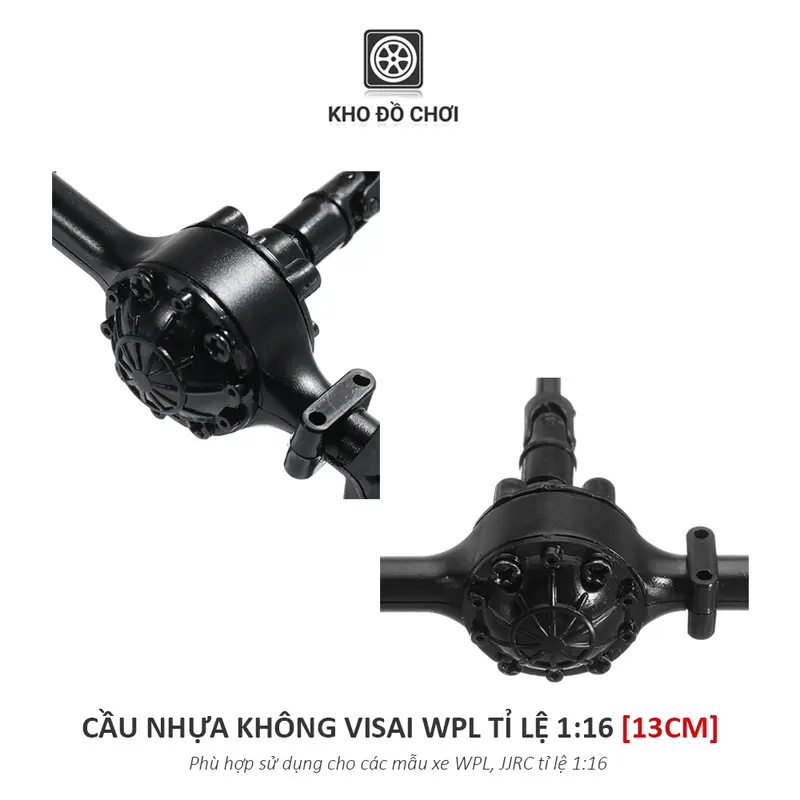 Cầu nhựa không visai WPL tỉ lệ 1:16 (13CM) 3