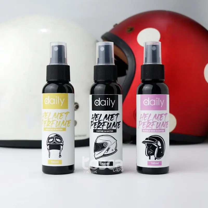 Parfum Helm Daily Helmet Perfume Penghilang Bau Helm Antibacterial 100ml 2