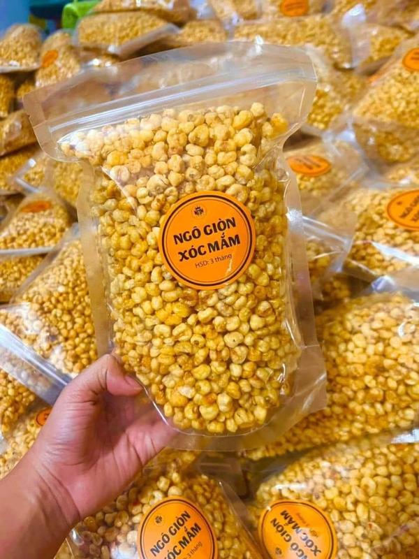 Ngô Giòn Xóc Mắm Ngon Giòn Cay