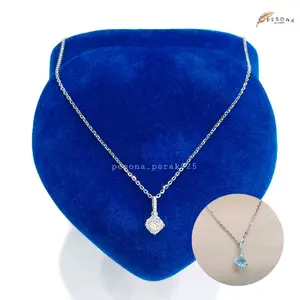 set kalung terbaru liontin diamond aksesoris wanita kekinian viral