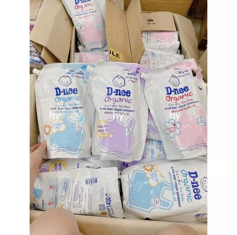 Nước Giặt Dnee Túi 1400Ml - An Toàn Cho Bé Sơ Sinh - Có Nắp Đóng Mở - Chính Hãng Nội Địa Thái Lan 3