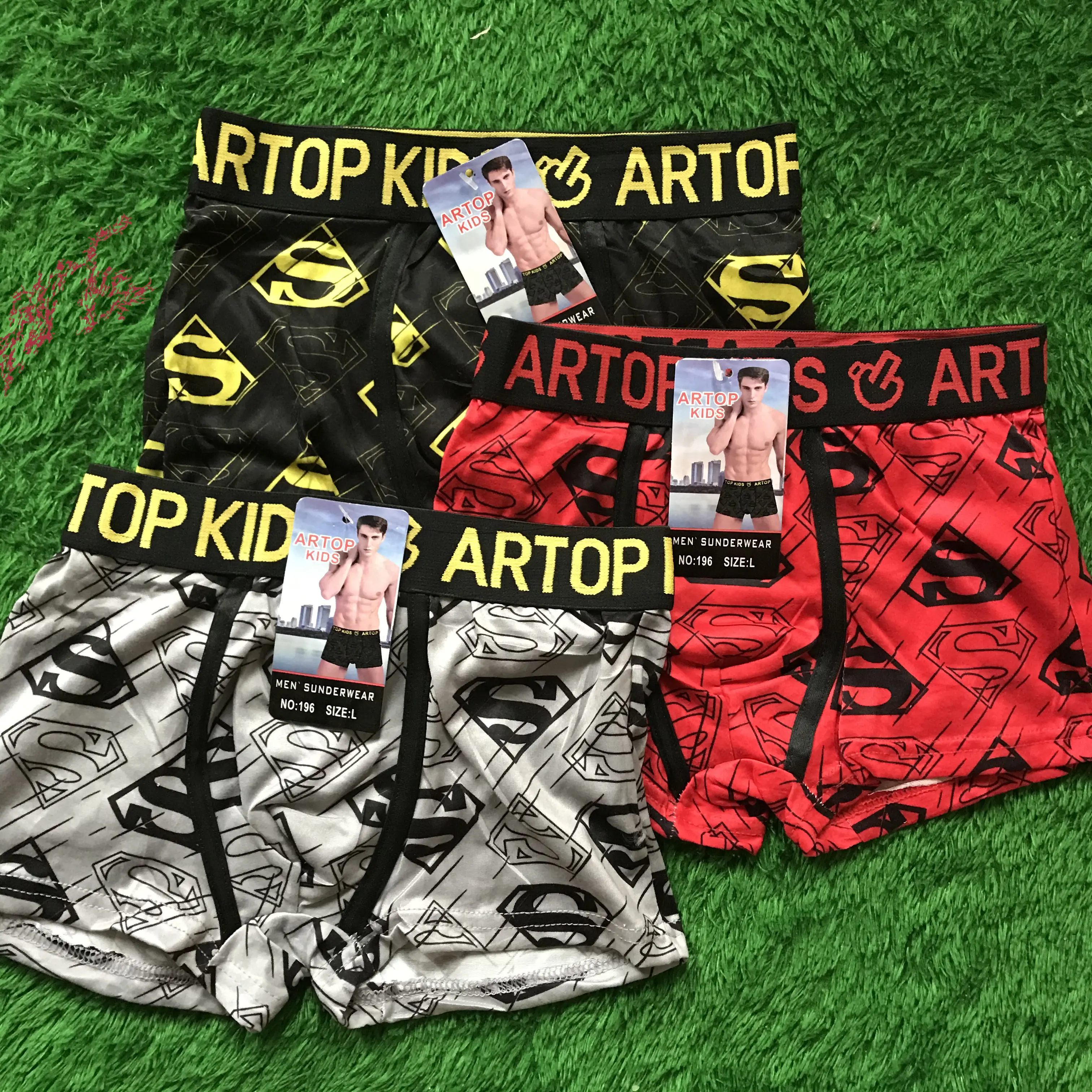 Celana Dalam Boxer anak Laki laki usia 10 11 12 13 14 Motif KartunBoxers/Trunks Fashion celanapendekboxer anaklaki