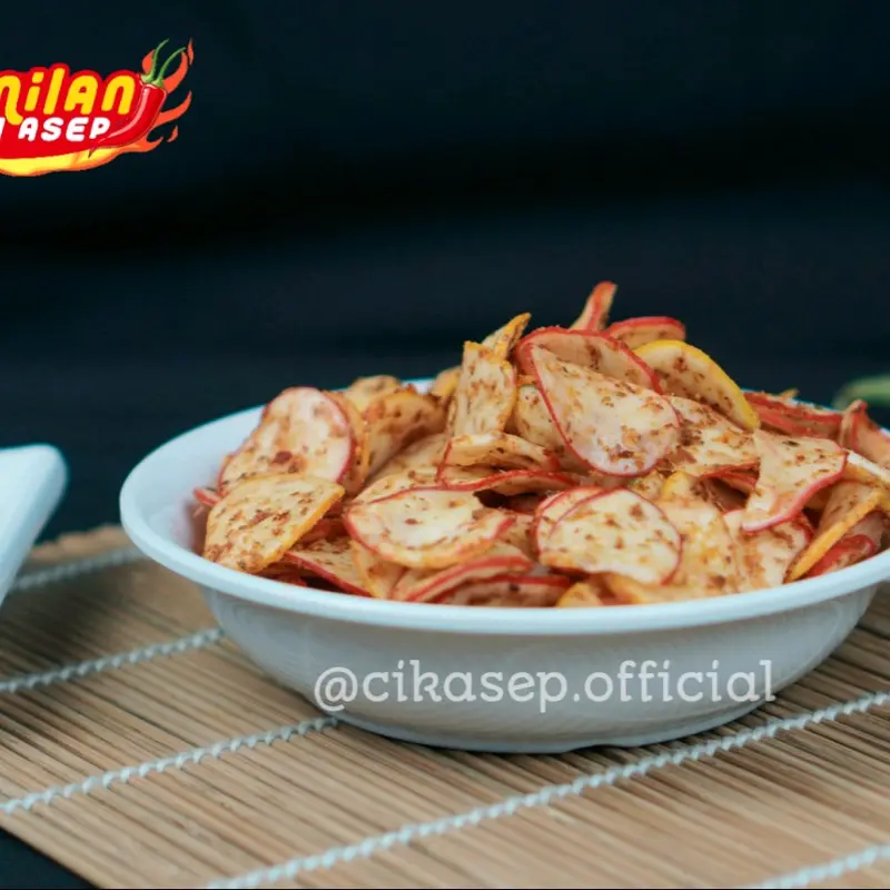 Kerupuk Seblak Kang Cemilan Asep Bumbu Daun Jeruk Kemasan 500gr Food Snacks Camilan Makanan Pedas 0