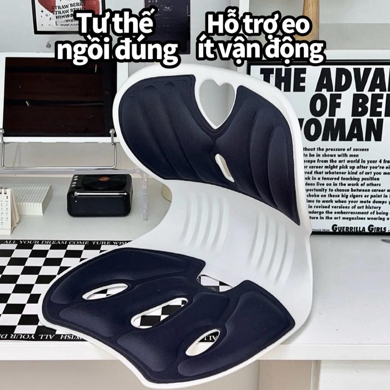 Đệm lưng ghế bảo vệ thắt lưng đệm ngồi đệm lưng văn phòng tạo tác tích hợp ít vận động điều chỉnh tư thế ngồi