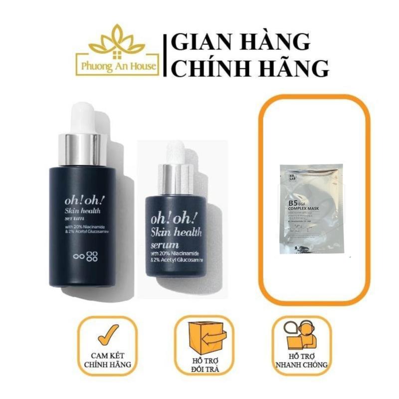 Serum hỗ trợ dưỡng sáng da Niacinamide 20% Oh Oh (tặng 1 mặt nạ B5 kyunglab)
