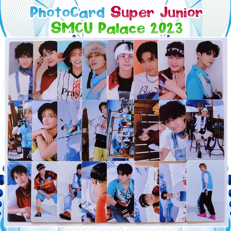 Photocard SMCU Palace 2023 NCT EXO Super Junior Unofficial Fans Made 3