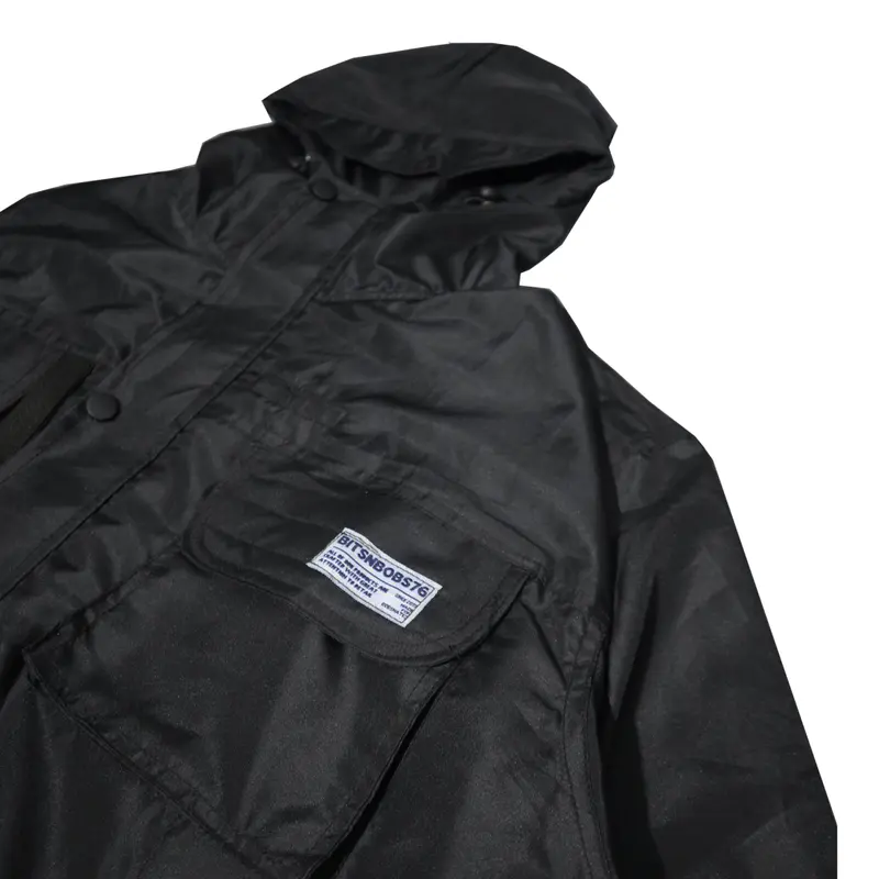 Bitsnbobs76 Gorpcore Jacket Terra Black Army Jaket Outdoor Hitam Casual 3