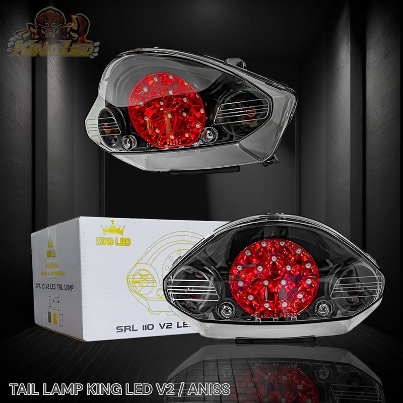 Đèn Hậu Sirius 50-110cc KingLed V2 - Sản Phẩm Hỗ Trợ Xe Máy - Hiệu Ứng Aniss Phụ Tùng