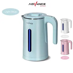 ADVANCE Teko Listrik  AK-184 kapasitas 1,8 Liter stainless steel 304 Food Grade garansi resmi 1 tahun - BLUE Garansi Resmi & 100% ORI
