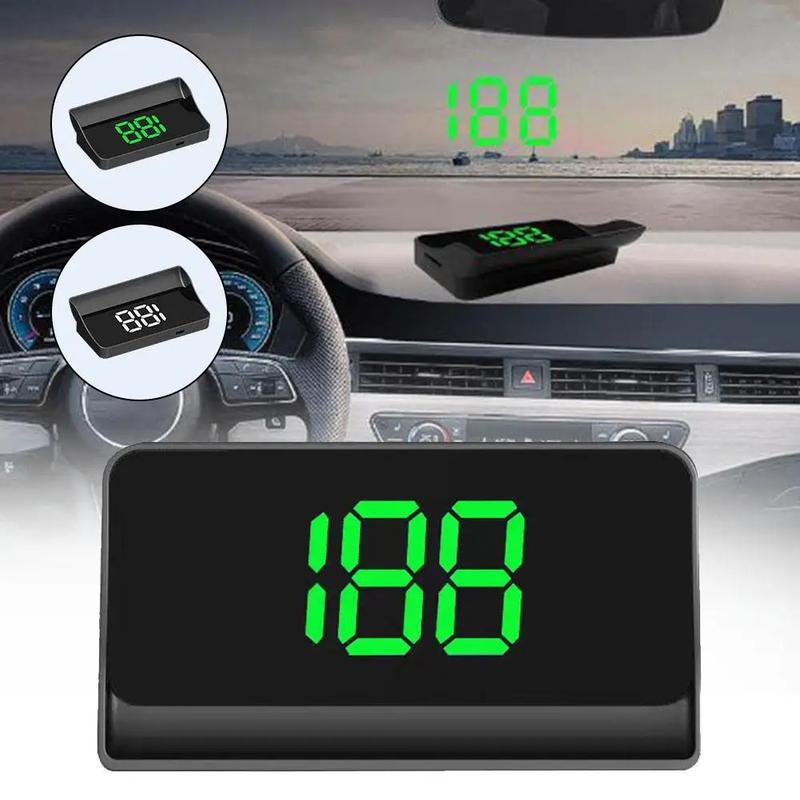 Product Introduction of Head Up Display GPS Speedometer Speed KMH Digital HUD Windshield Projector Speed Meter Clock Gauge Digital Electronic Accessory 15