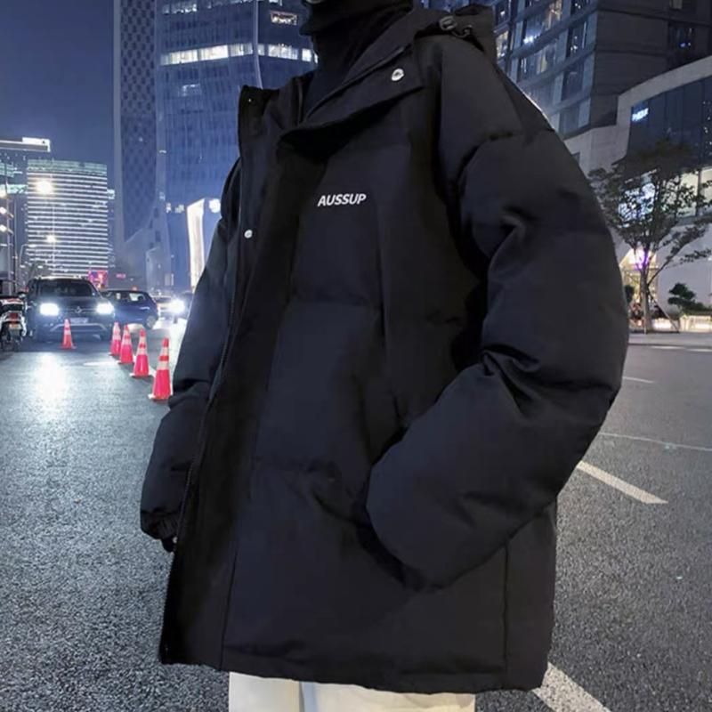 Áo phao có mũ nam nữ đều mặc được AUSSUP Áo khoác nam hàn quốc ulzzang cao cấp