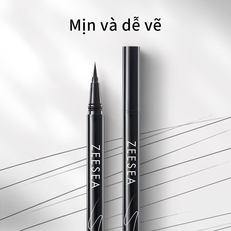 Bút Kẻ Mắt Nước Siêu Mảnh, Chống Thấm Nước, Lâu Trôi ZEESEA Black Lasting Eyeliner 0.5g Trang Điểm Son Nữ Mỹ Phẩm Cosmetic Women 1