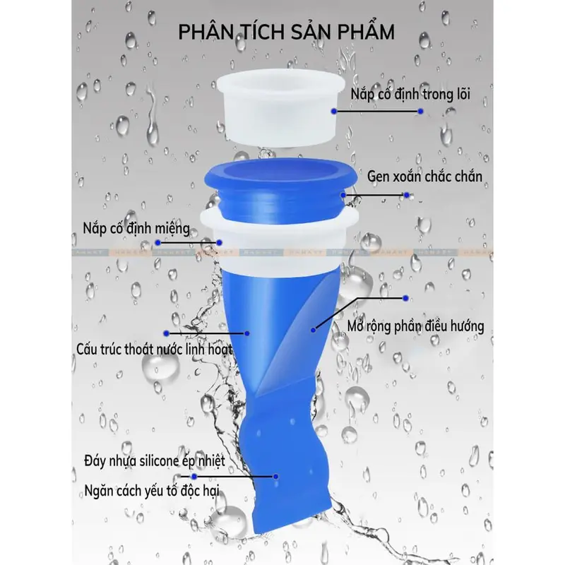 Ống Chặn Mùi Hôi Cống, Phễu Thoát Sàn Chống Hôi Thoát Nước Chắn Côn Trùng Hiệu Quả [ HCM ] 1