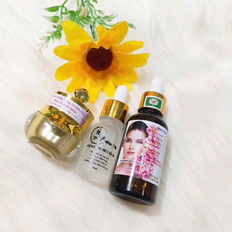 tái tạo thảo dược XH +serums DT WHITE tái tạo đào thải sắc tố da đẩy mụn thâm nám sạm tàn nhang làm đẹp da Skincare 159k