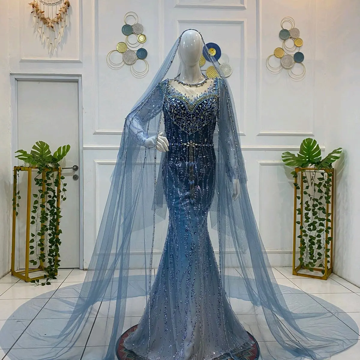 slim gradasi kebaya pengantin Dress Wanita