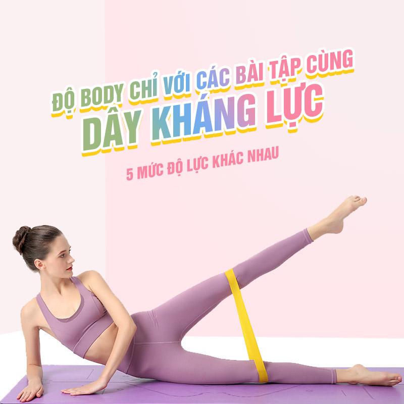 Product Introduction of Bộ 5 Dây Kháng Lực Tập Yoga Gym Cao Su Tự Nhiên 2573 - PARISA dây kéo đàn hồi 15