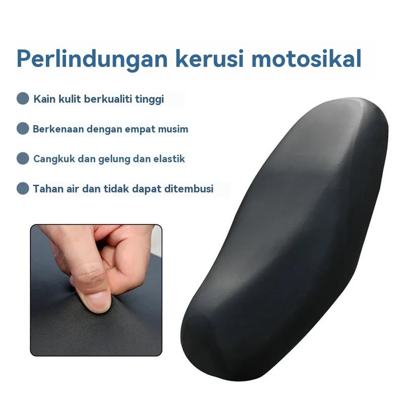 Vỏ Đệm Ghế Xe Máy, Chất Liệu Da PU, Vỏ Chống Nắng, Chống Thấm Nước, Co Giãn, Thích Hợp Cho Ghế Xe Máy, B 5