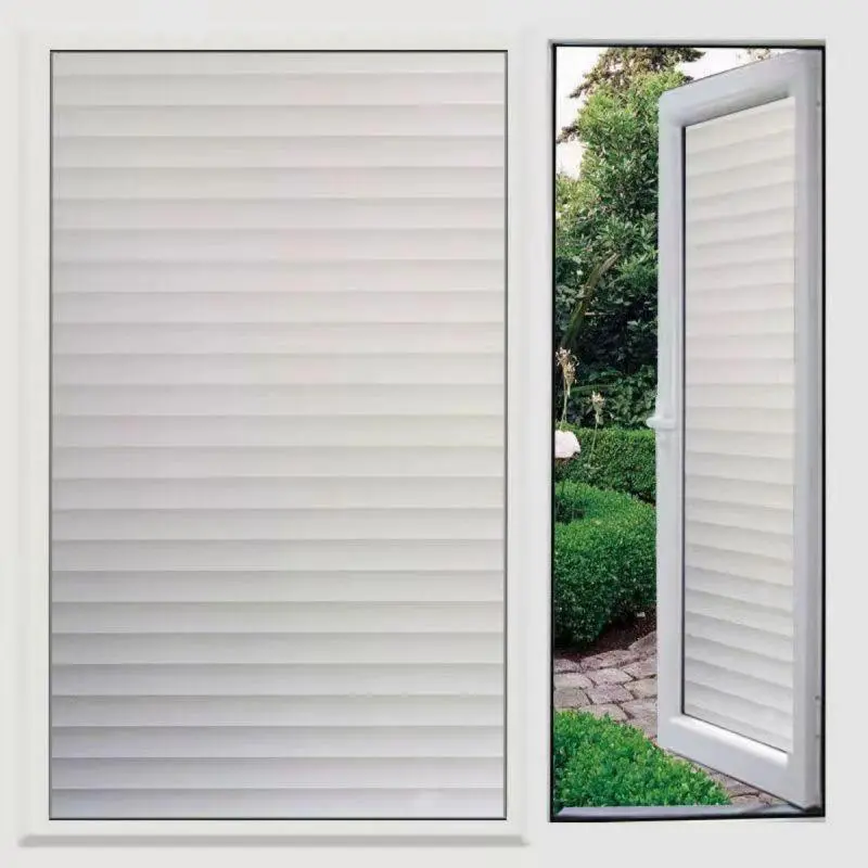 Privacy Matte Window Film, 1 Count Static Cling Window Film, Heat Insulation Window Sticker, Window Film for Home Office, Home Decor, Curtain Blinds, Adjustable Curtain Rods 6