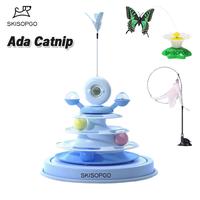 Gambar Vinnatsu Ada Catnip Peliharaan Meja Putar Kucing Menara Mainan Kucing Set Mainan KucingTumbler Kucing Bulu Berwarna - E-pink dari Vinnatsu MALL2 Kab. Tangerang 5 Tokopedia