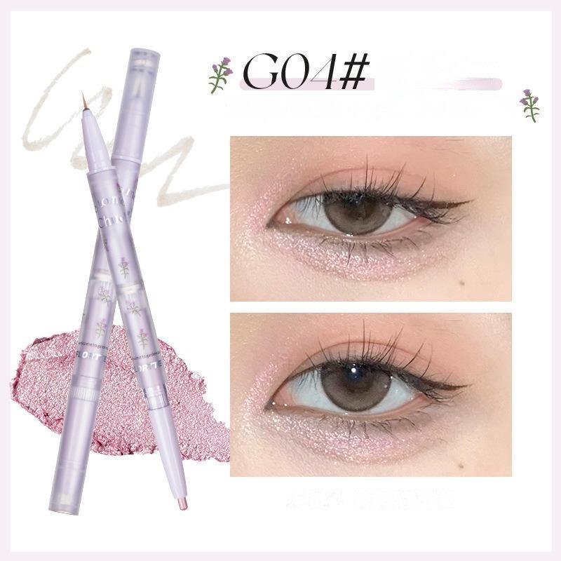 [FLORTTE] Bút kẻ bọng mắt 2 đầu Flortte Nice To Meet Chu 7