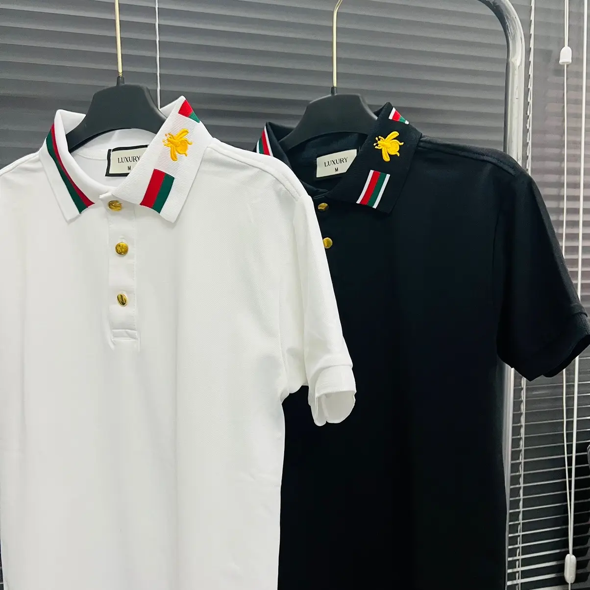 Áo polo thêu vong vàng cổ bẻ  Women