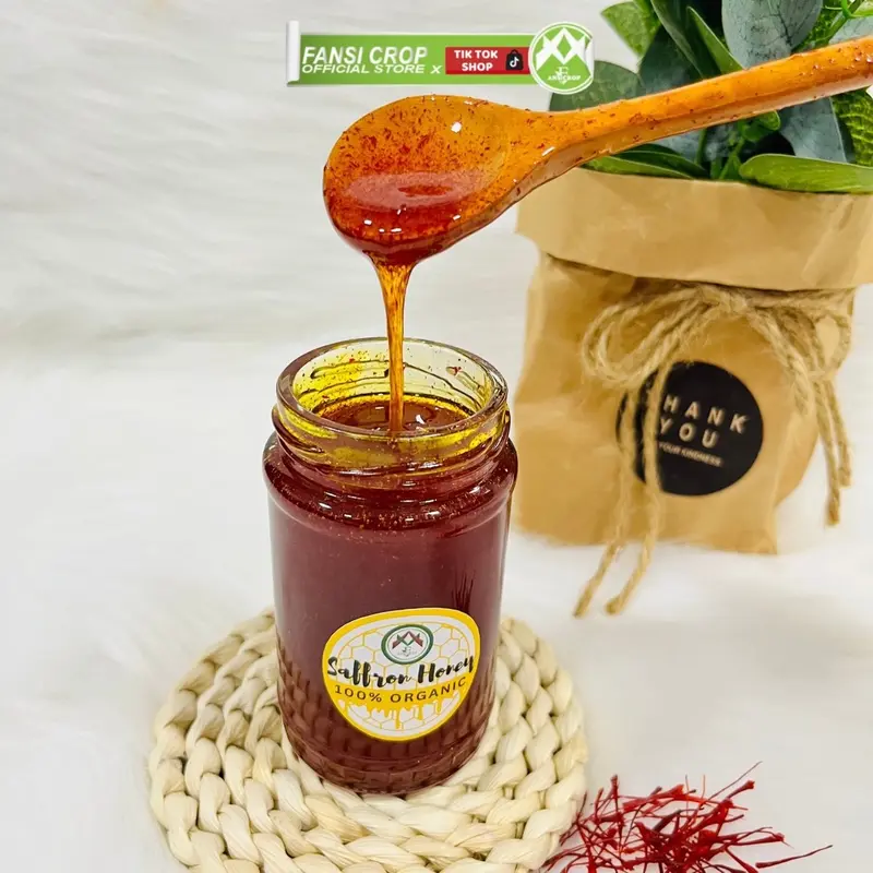 Saffron ngâm mật ong Fansi nguyên chất chính hãng thượng hạng, lọ 100ml 6
