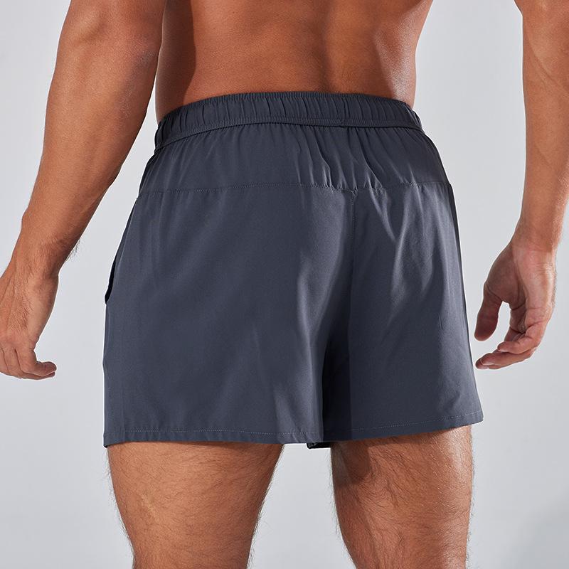 Summer Fitness Shorts Men's Running Training Quarter Pants Casual Fitness Large Size Quick-Drying Double-Layer Sports Shorts 3