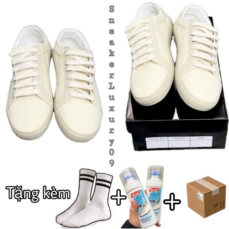 Mã ÝSS-Lờ Giày Thể Thao Nam Nữ Cao Cấp Loại 1 (Có Chữ) Giá Rẻ Tặng Tất, Lọ Vệ Sinh, Hộp Bảo Vệ. Freship Sneaker giày lười