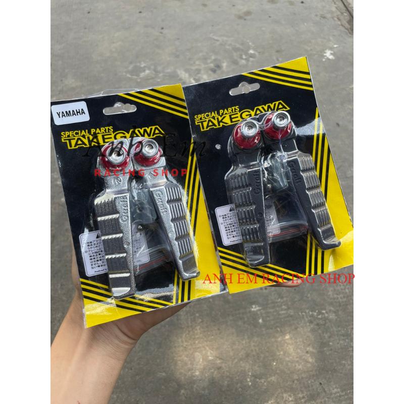  Gác Chân Sau TAKEGAWA TẶNG CỐT SALAYA Gắn Xe HONDA YAMAHA Dream Wave Fu Led Vision AB ,Nhôm Đúc 