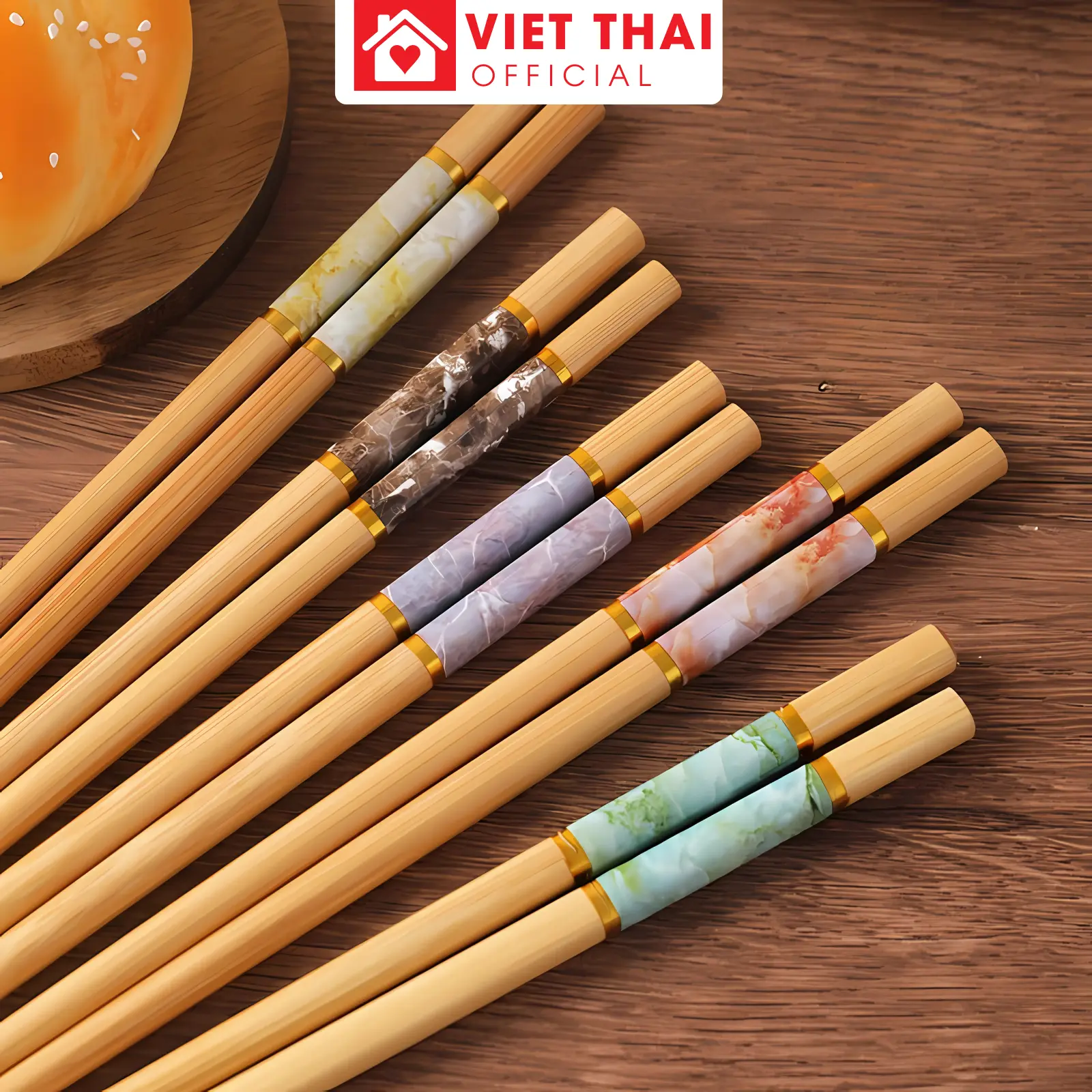 [Combo 20 Đôi Đũa Tre Vân Đá Xuất Nhật] Kháng Khuẩn An Toàn - Họa Tiết Tinh Tế, Sang Trọng - Chống Mốc, Dễ Vệ Sinh - Phù Hợp Mọi Bữa Ăn Gia Đình đủa  gỗ