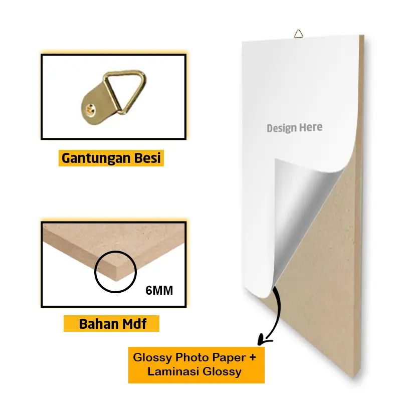 CETAK FOTO + BINGKAI , 1 BINGKAIN BISA 3 FOTO , UKURAN 15x30cm 2