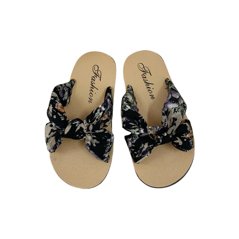 Product Introduction of Kids Girls Slippers Soft Sole Non-slip Bohemian Toddler Princess Slide Sandals Summer Beach Baby Shoes 42