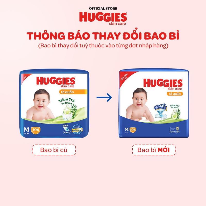[Live] Bỉm Huggies Mega Jumbo Skin Care M106, L104, XL884+4, XXL80 Mẫu mới số 1 Cho Bé việt
