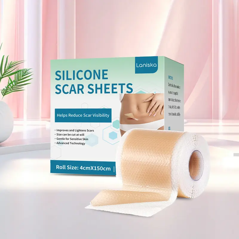 Product Introduction of Silicone Scar Sheets, 1 Roll/2 Rolls Gentle Hydrating Skin Care Patches, Breathable Body Care Products, Ideal for All Skin Types, Scar Tape For Facial Lines, Scarbandages 11