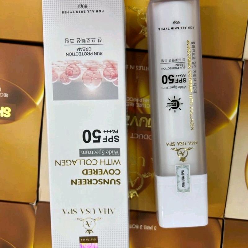 Sữa chống nắng phổ rộng AHA BEU, dành cho mọi loại da, Sunscreen Kem Chống Nắng Women , da mặt 4