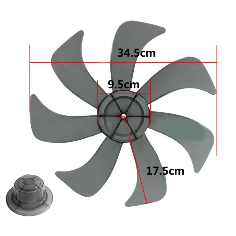 14 Inch Floor Fan Table Fan Blade With Nut Cover Fan Blade Fan Accessories 8